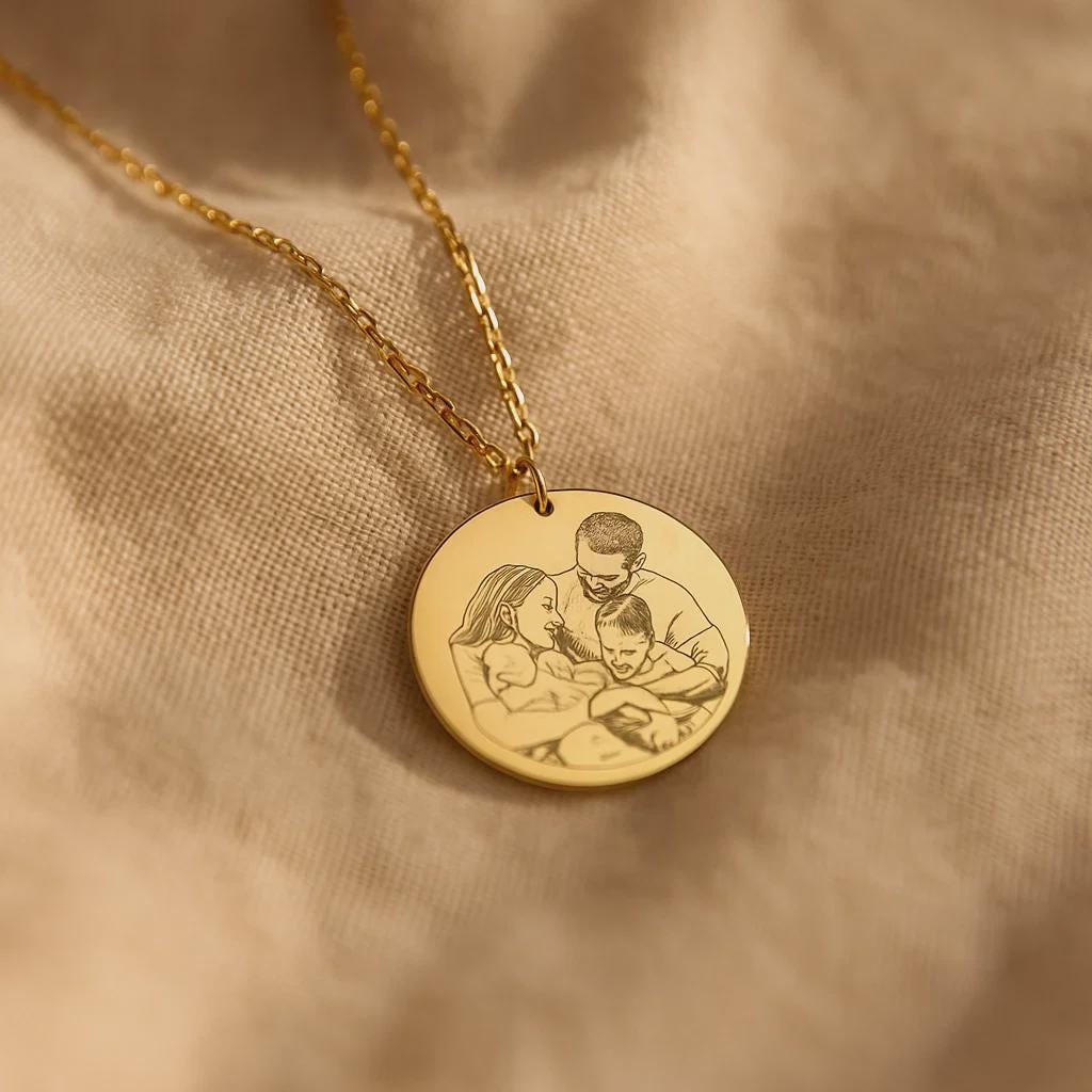 Custom Photo Necklace