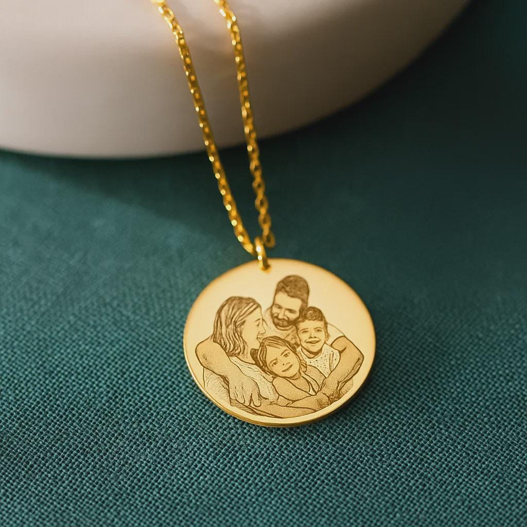 Custom Photo Necklace