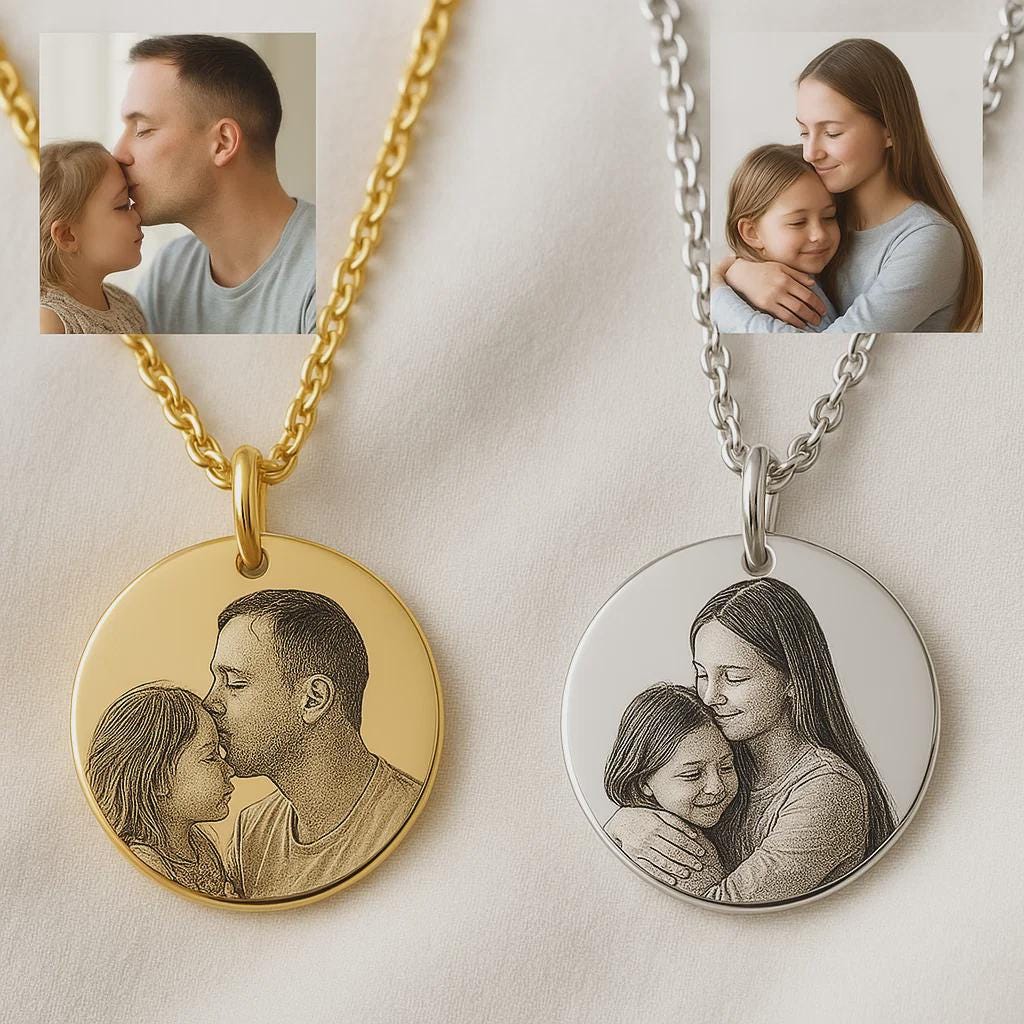 Custom Photo Necklace