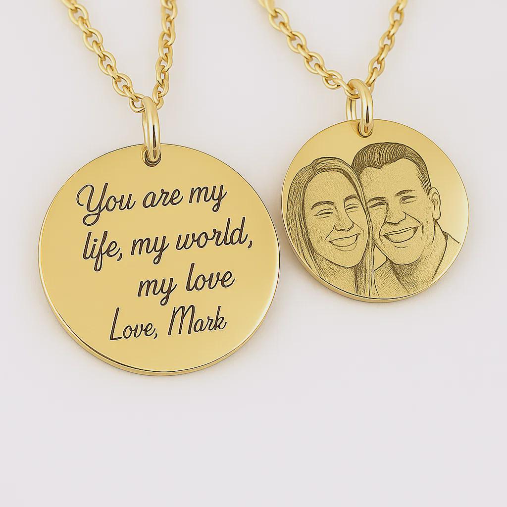 Custom Photo Necklace